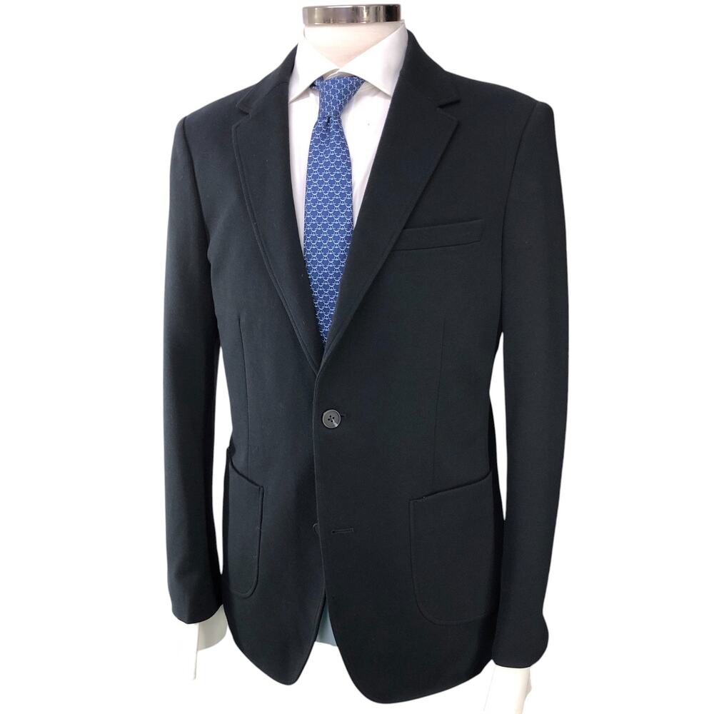 Artefact StichFix Mens Size M/S 40R Sport Coat Knit Blazer Unstructured Black